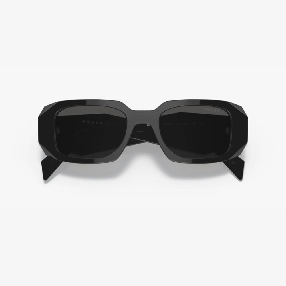 Black Prada Rectangular Sunglasses - Picture 2 of 5